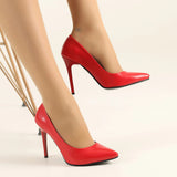 Kırmızı Stiletto Topuklu Ayakkabı MA-021