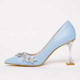 Bebe Mavi Taş Detaylı Topuklu Ayakkabı RA-510