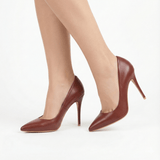 Bordo Stiletto Topuklu Ayakkabı MA-021