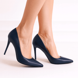 Lacivert Stiletto Topuklu Ayakkabı MA-021