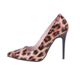 Leopar Rugan İnce Topuklu Stiletto Ayakkabı MA-021