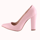 Pudra Kadın Kalın Topuklu Ayakkabı MA-023