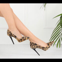 Leopard Stiletto High Heel Shoes for Women MA-021