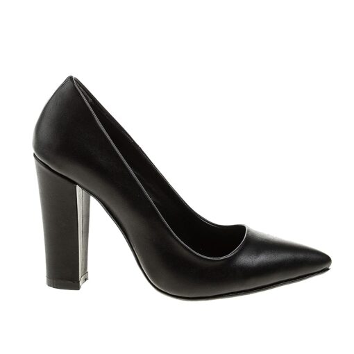 Black Block Heel Shoes MA-023