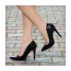 Black Stiletto High Heel Shoes for Women MA-021