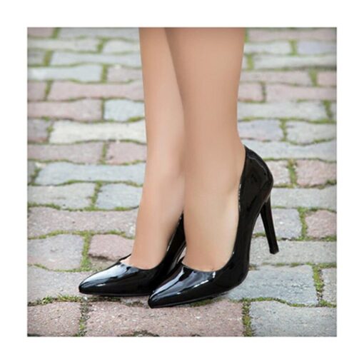 Black Stiletto High Heel Shoes for Women MA-021