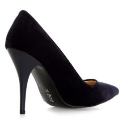 Blue Suede Stiletto High Heel Shoes for Women MA-021