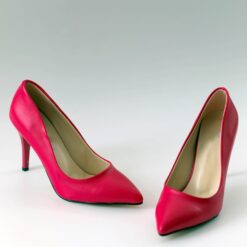 Fushcia Skin Stiletto High Heel Shoes for Women MA-021