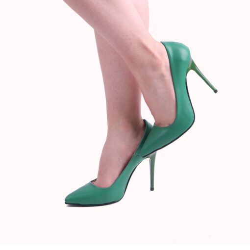 Green Skin Stiletto High Heel Shoes for Women MA-021