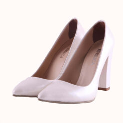 Pearl Block Heel Shoes MA-023