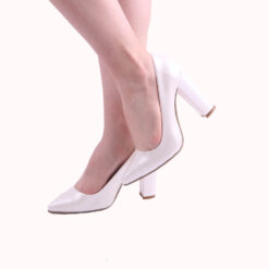 Pearl Block Heel Shoes MA-023