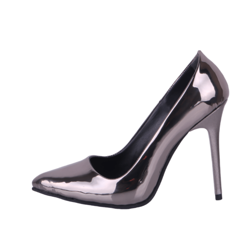 Platinum Mirror Stiletto High Heel Shoes for Women MA-021