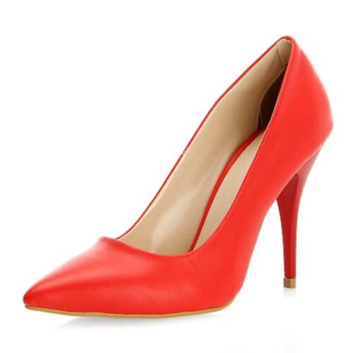 Pomegranate Skin Stiletto High Heel Shoes for Women MA-021