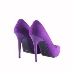 Purple Suede Stiletto High Heel Shoes for Women MA-021