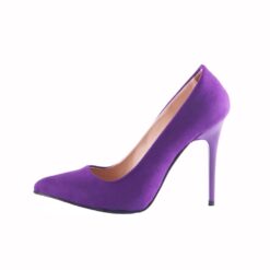 Purple Suede Stiletto High Heel Shoes for Women MA-021