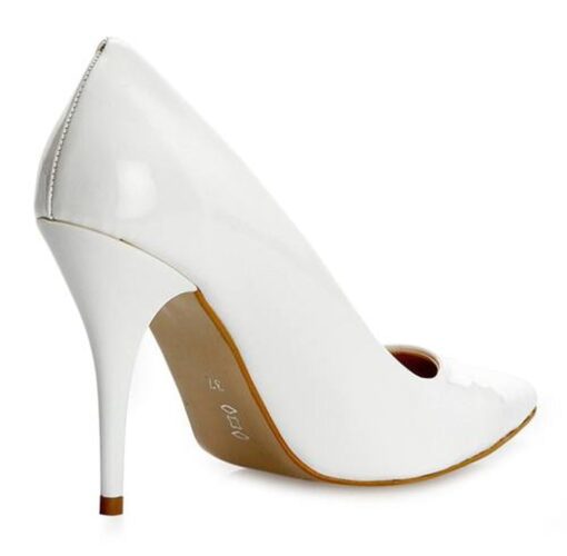 White Stiletto High Heel Shoes for Women MA-021