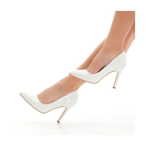 White Stiletto High Heel Shoes for Women MA-021