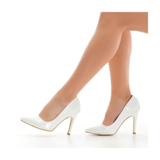 White Stiletto High Heel Shoes for Women MA-021