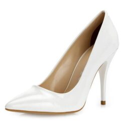 White Stiletto High Heel Shoes for Women MA-021