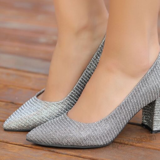 Platinum Low Heel Dress Shoes for Women MA-024