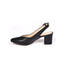 Black Ankle Strap Heels for Women MA-028