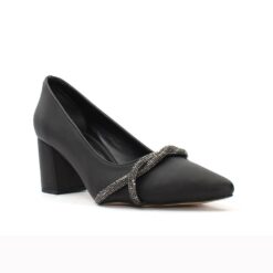 Black Bow Heels for Women MA-042