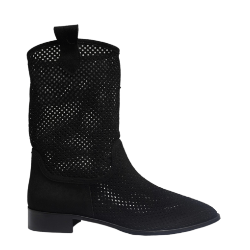 Black Cowboy Boots for Women RA-8010