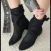 Black Cowboy Boots for Women RA-8010