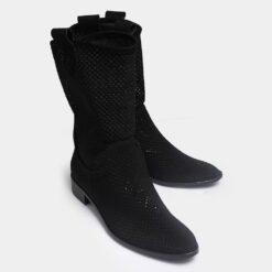 Black Cowboy Boots for Women RA-8010