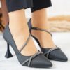 Black High Heels for Wedding RA-01