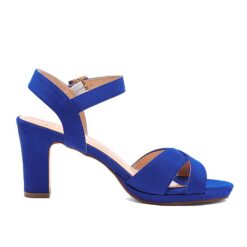 Blue Ankle Heels Straps for Women RA-160