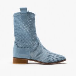 Blue Cowboy Boots for Women RA-8010