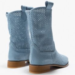 Blue Cowboy Boots for Women RA-8010