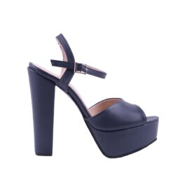 Blue Skin Platform Wedding Shoes for Women RA-027