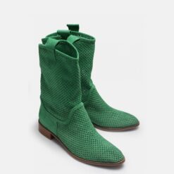 Green Cowboy Boots for Women RA-8010