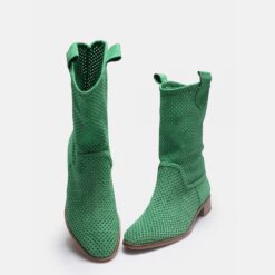 Green Cowboy Boots for Women RA-8010