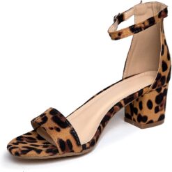 Leopard Short Heels for Women RA-155