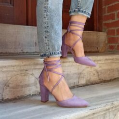 Lilac Ankle Strap Sandals for Women RA-04