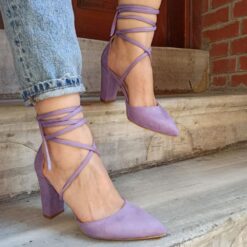 Lilac Ankle Strap Sandals for Women RA-04