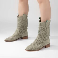 Musty Green Cowboy Boots for Women RA-8010