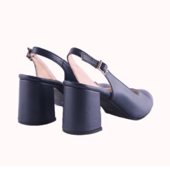 Navy Blue Ankle Strap Heels for Women MA-028