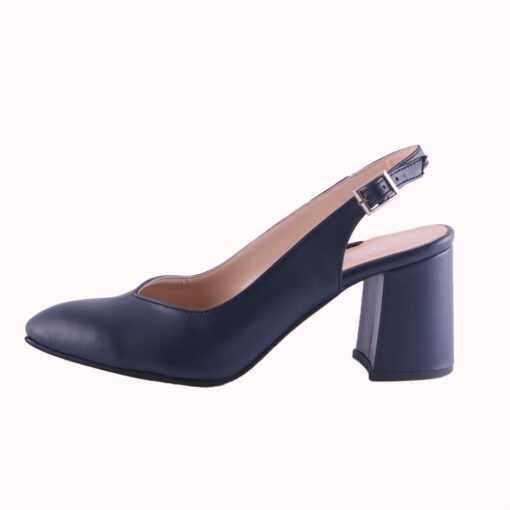 Navy Blue Ankle Strap Heels for Women MA-028