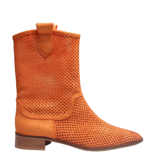 Orange Cowboy Boots for Women RA-8010