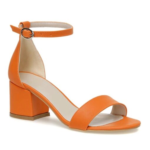 Orange Short Heels for Women RA-155