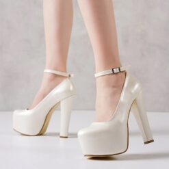 Pearl Platform Heels Women RA-304