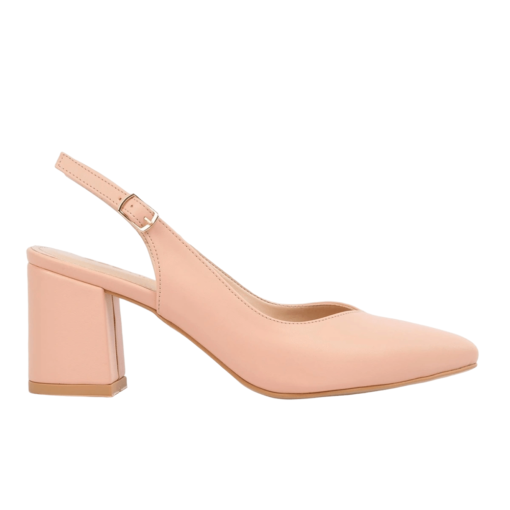 Pink Ankle Strap Heels for Women MA-028