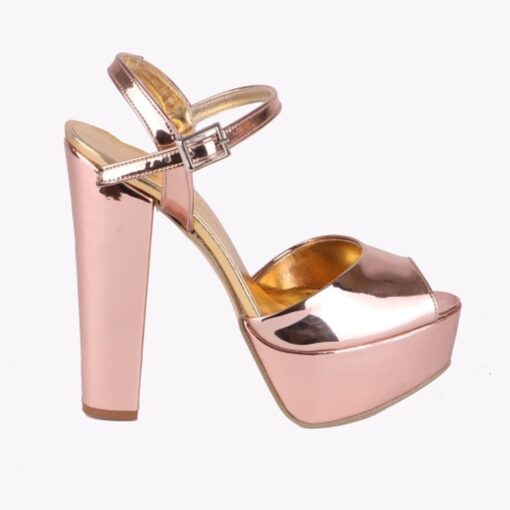 Pink Platform Wedding Shoes for Women RA-027