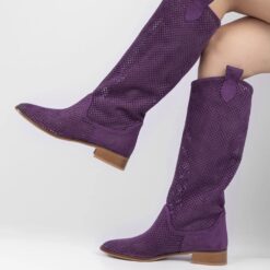 Purple Cowgirl Boots for Women RA-8011