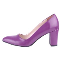 Purple Skin Low Heel Dress Shoes for Women MA-024