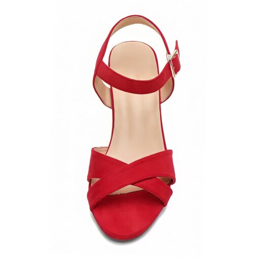 Red Ankle Heels Straps for Women RA-160